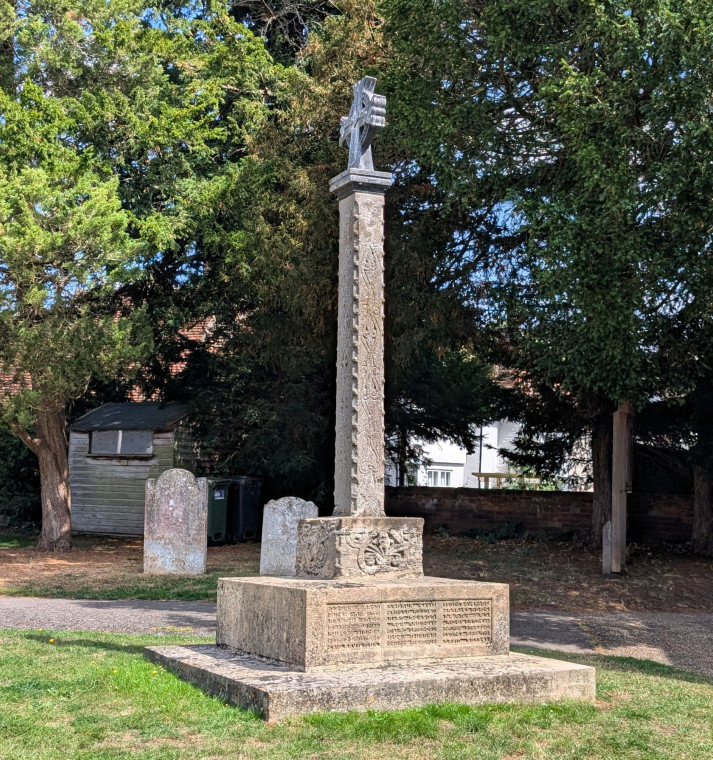 Castle Hedingham Church Stone Cross 8 August 2025 Copyright: William George