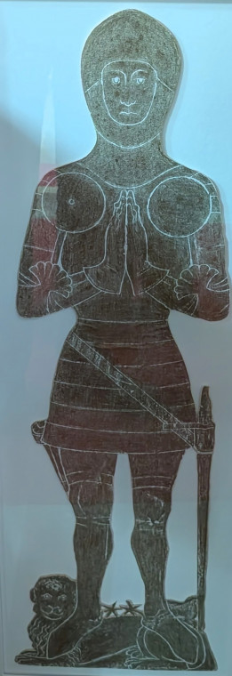 Bocking Church Brass Rubbing of a knight 7 October 2025 Copyright: William George