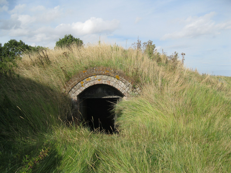 Beaumont Lime Kiln Brick entrance 29 August 2014 Copyright: William George