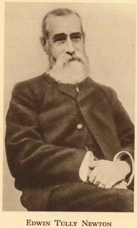 Edwin Tully Newton 1840 to 1930 Palaeontologist Flett 1937 Copyright: Flett 1937