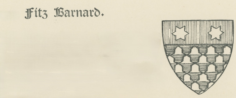 Fitz Barnard Arms Florence Law 1898 Copyright: Florence Law Shalford Church 1898