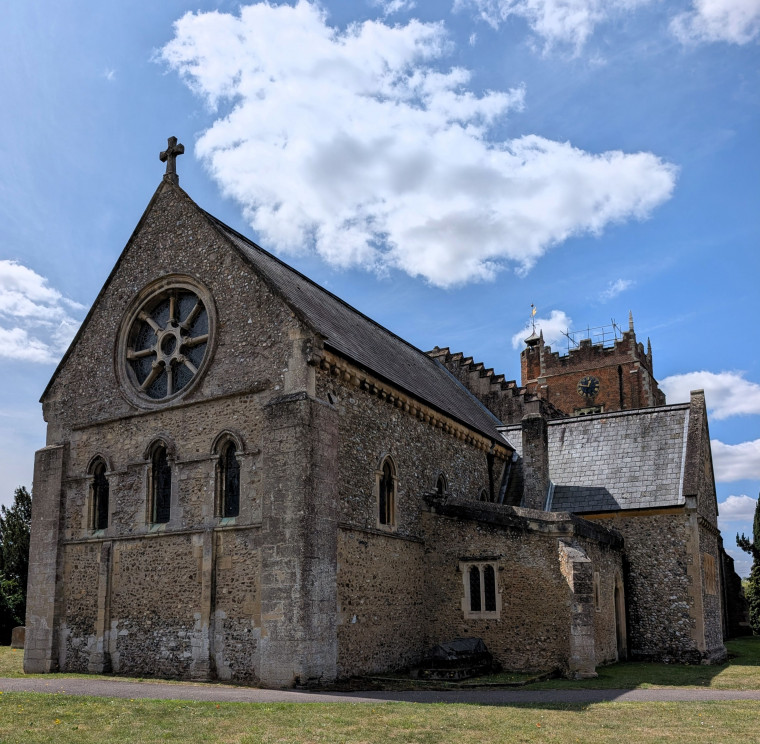 Castle Hedingham Church East End 8 August 2025 Copyright: William George