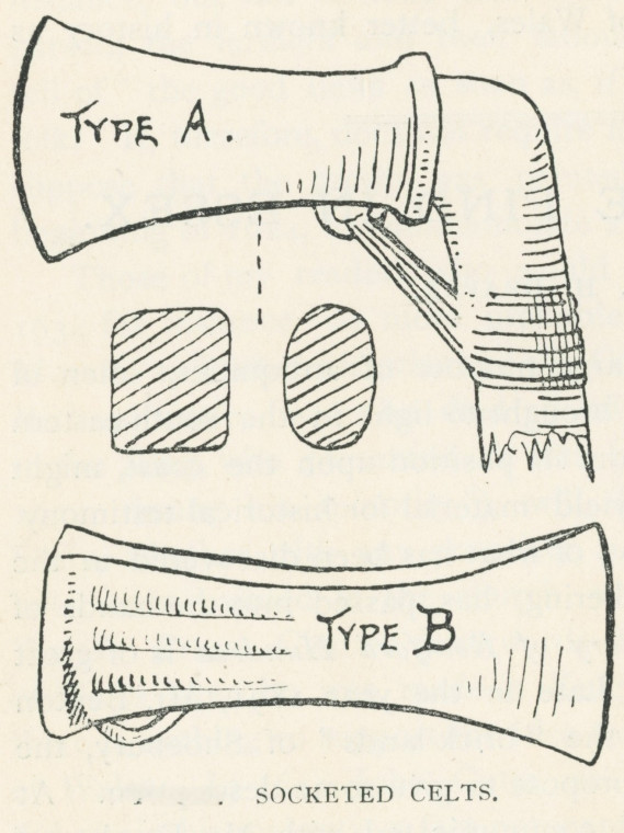 Shoebury Bronze Age Celts 1893 Copyright: Essex Review 1893