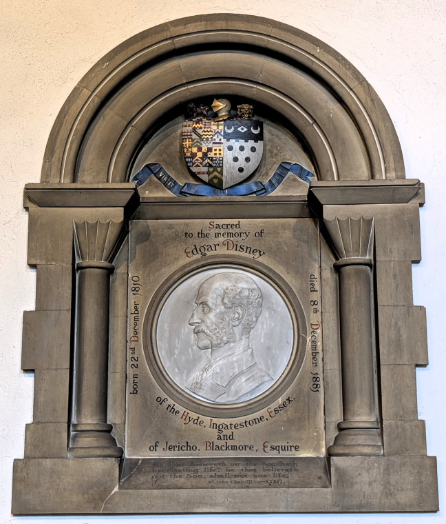 Fryerning Church Edgar Disney Memorial 31st May 2025 Copyright: William George
