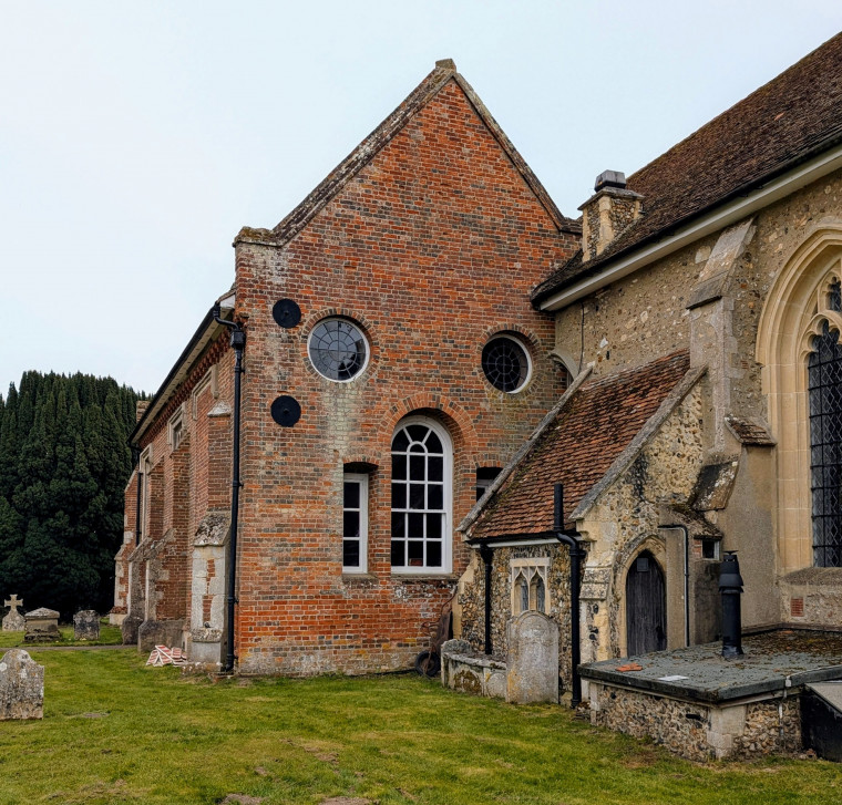 Gosfield Church Private North Chapel Exterior 21 March 2025 Copyright: William George