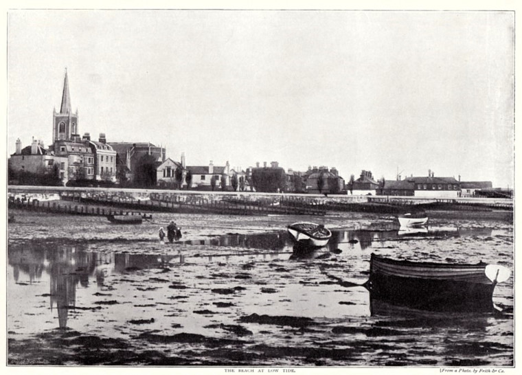 Harwich Beach at Low Tide Photograph Copyright: William George