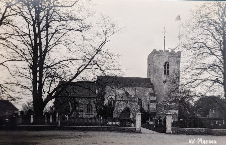 West Mersea Church Post Card Copyright: William George