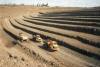 Aveley clay pit being prepared for landfill operations in 1992 