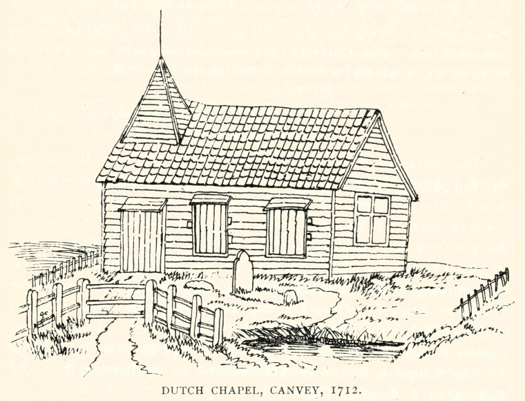 Canvey Island Dutch Chapel 1712 Copyright: Essex Review
