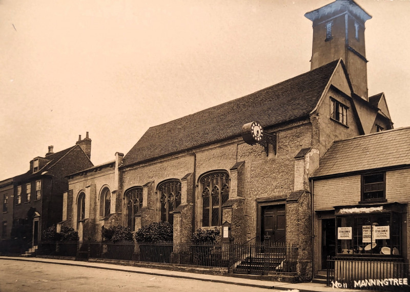 Manningtree Church Post Card Copyright: William George