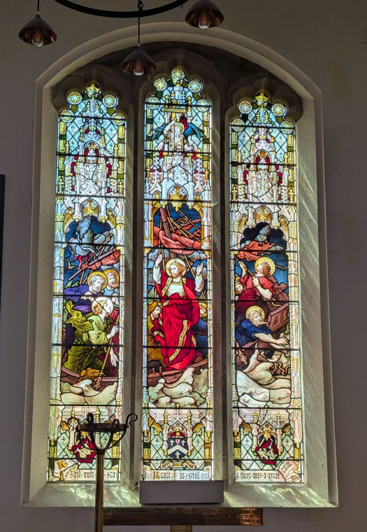 Hatfield Broad Oak Church Stained Glass 3 27 June 2025 Copyright: William George