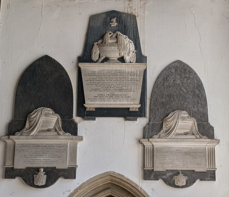 Hatfield Broad Oak Church Wall Monuments 27 June 2025 Copyright: William George