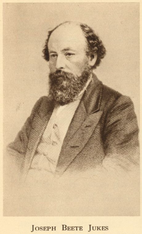 Joseph Beete Jukes 1811 to 1869 Geologist Flett 1937 Copyright: Flett 1937