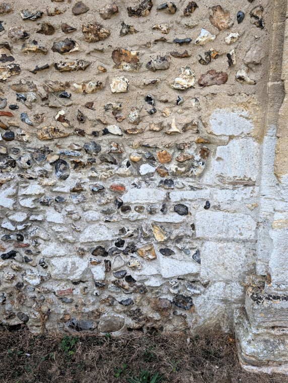 Castle Hedingham Church Limestone and Flint 8 August 2025 Copyright: William George