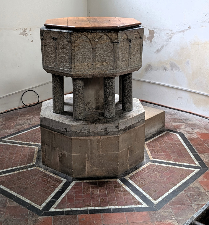 Clavering Church Font 5 August 2025 Copyright: William George