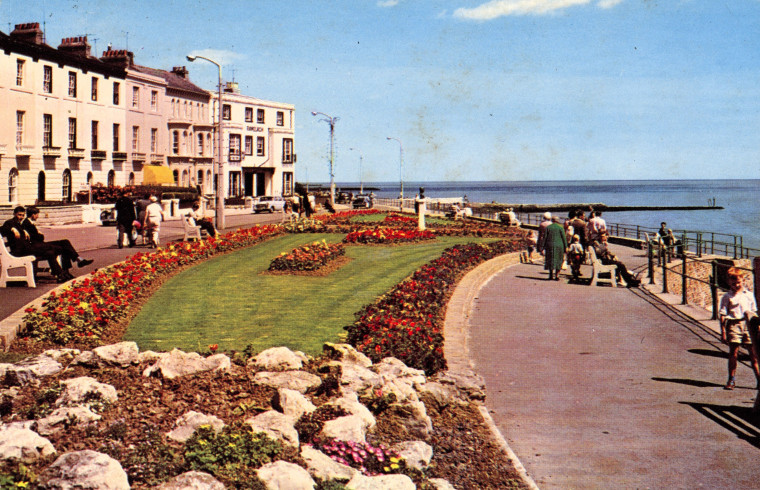 Walton Flower Beds Post Card Copyright: William George