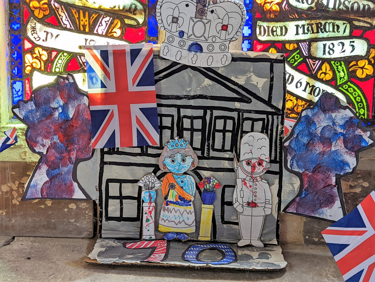 Wendens Ambo Church Art Work of Children 7 August 2033 Copyright: William George