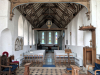 Tilty Church Looking west from Chancel with Pulpit 17 June 2025