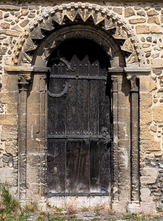 Castle Hedingham Church Doorway 8 August 2025 Copyright: William George