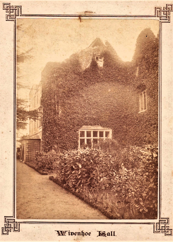 Wivenhoe Hall Essex Earthquake Photograph 1884 Copyright: William George
