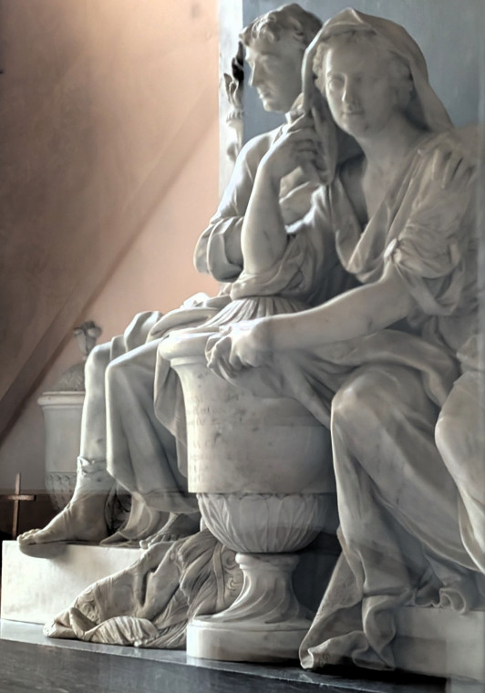 Gosfield Church Monument in Private Chapel 21 March 2025 Copyright: William George