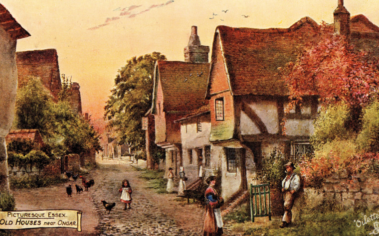 Ongar Old Houses Post Cards Copyright: William George