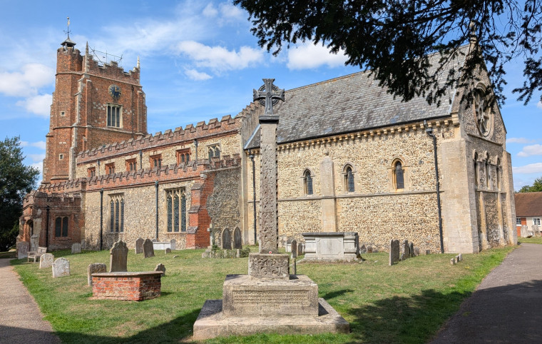 Castle Hedingham Church South Face 8 August 2025 Copyright: William George