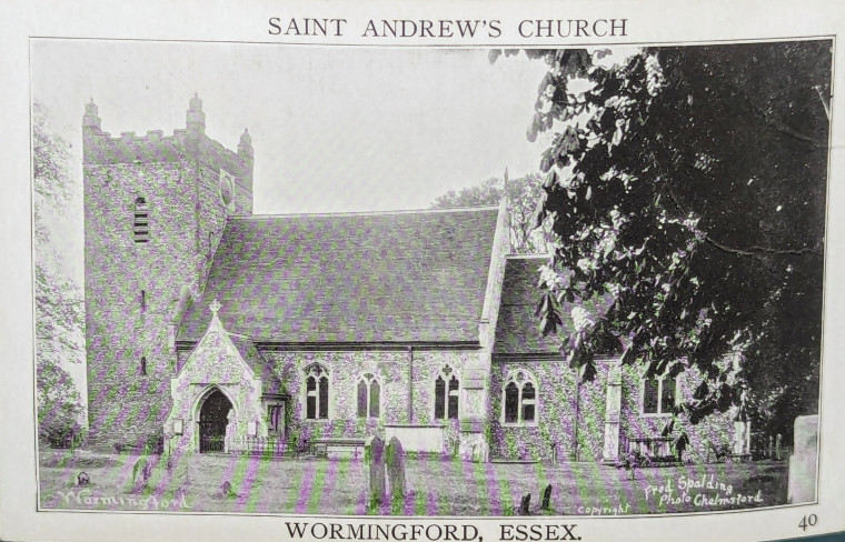 Wormingford St Andrew Church Post Card Copyright: William George