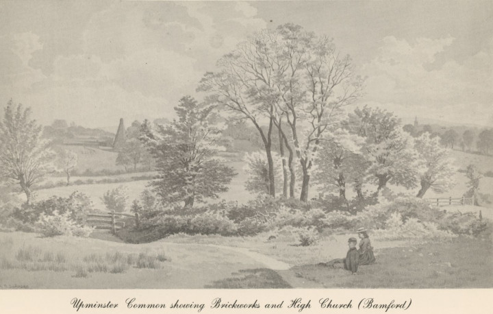 Upminster Common with brickworks and Hornchurch Copyright: William George