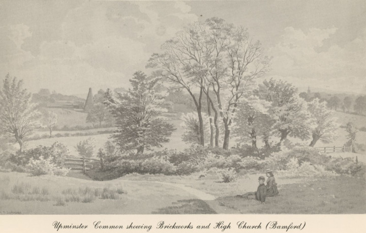 Upminster Common with brickworks and Hornchurch Copyright: William George