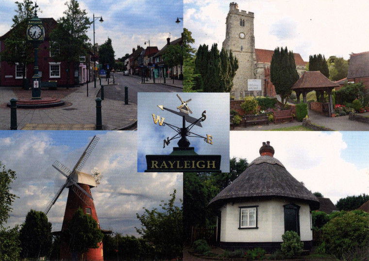 Rayleigh Multiview Post Card Five Images Copyright: William George