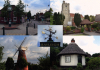 Rayleigh Multiview Post Card Five Images 