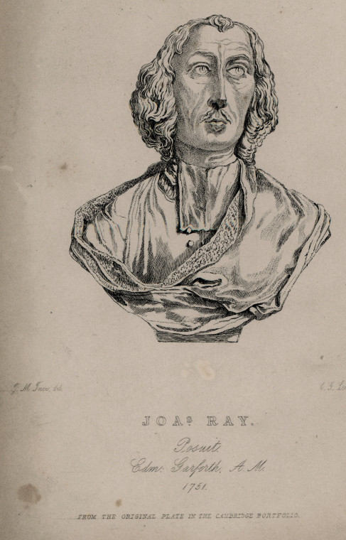John Ray 1627 to 1705 Naturalist Print Copyright: Essex Field Club Archive