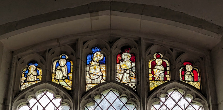 Clavering Church Medieval Stained Glass Window 5 August 2025 Copyright: William George