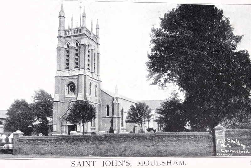 Moulsham St John Church Chelmsford Post Card Copyright: William George