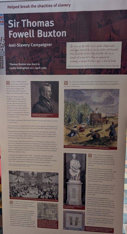 Castle Hedingham Church Buxton Display 8 August 2025 Copyright: William George