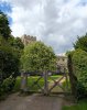 Clavering church and gate  5 August 2025 