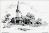 Stock Harvard All Saints Church Print 