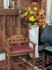 Bocking Church Chair and Flowers 7 October 2025