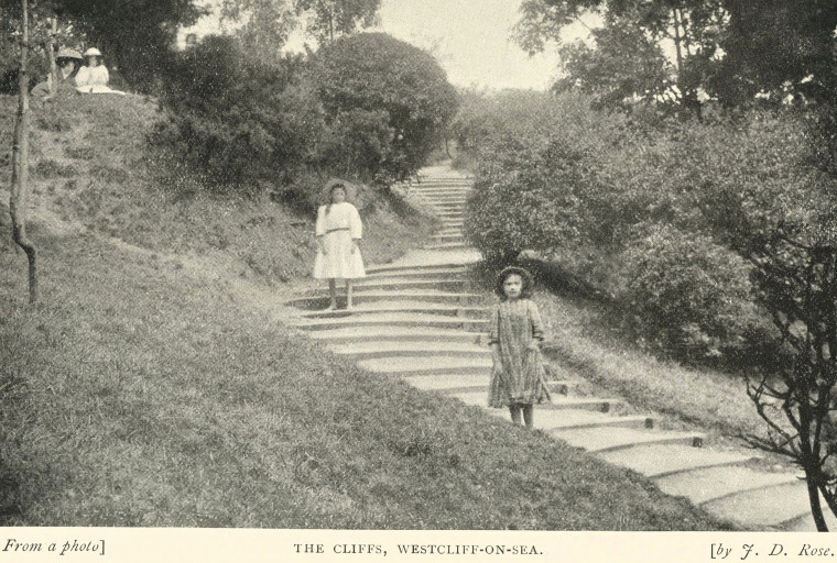 Westcliff The Cliffs Vienna Studios 1910 Copyright: T Northcott Spurll Southend 1910