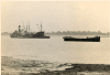 Osea landing barges off Osea Island Photograph 1945 