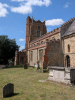 Castle Hedingham Church South Face From Churchyard 8 August 2025