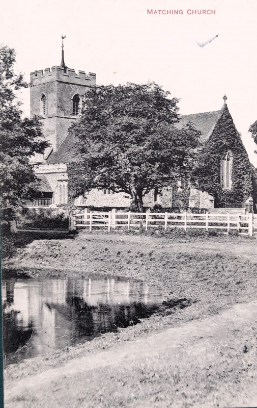 Matching Church Post Card Copyright: William George