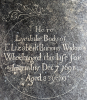 Wendens Ambo Church Elizabeth Burrows 1698 monument 2022