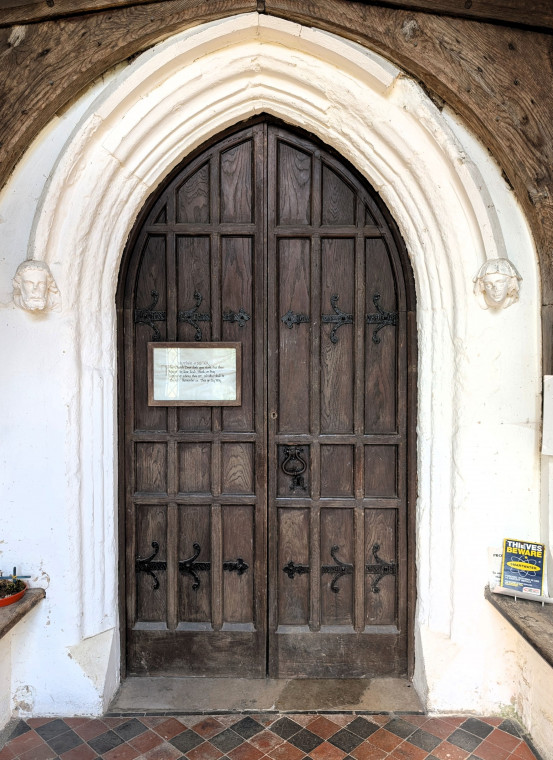 Matching Church Entrance Door 9 August 2025 Copyright: William George