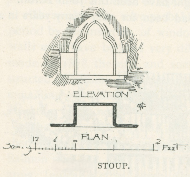 Salcot Church Stoup Essex Review Copyright: Essex Review 1894