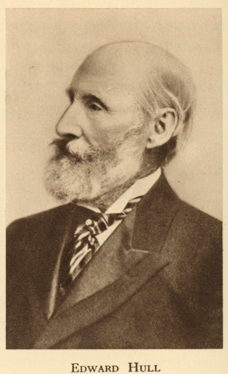 Edward Hull 1829 to 1917 Geologist Flett 1937 Copyright: Flett 1937