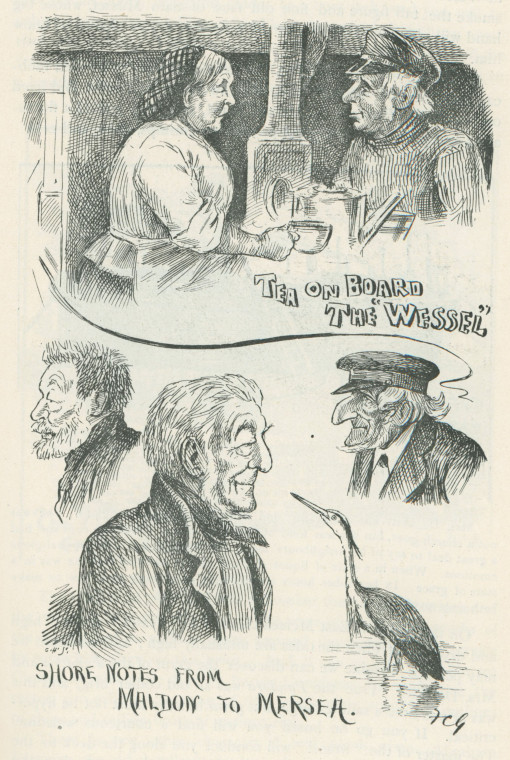 Shore Notes from Maldon to Mersea Copyright: Essex Review 1894