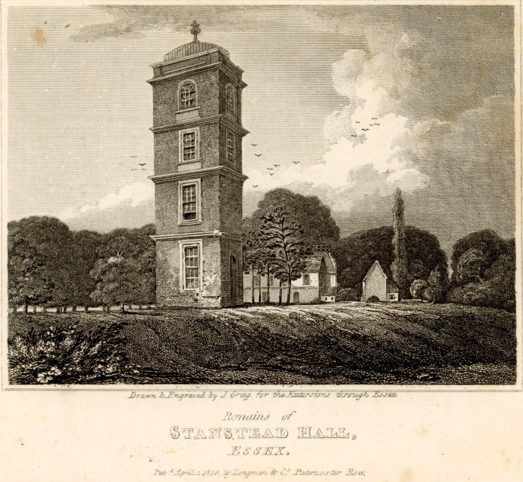 Stanstead Hall Excursions through Essex 1819 Copyright: William George