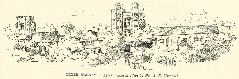 Layer Marney Essex Holidays Lindley 1898 Copyright: A B Mitchell